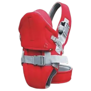 Porte bébé avec capuche - Rouge