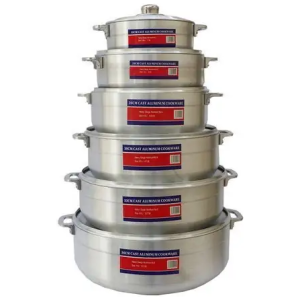 Ensemble de 6 Marmites Aluminium