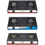 Plaque à Gaz COOK WELL Inox 2 foyers