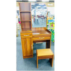 Table de coiffure Bureau de coiffure Coiffeuse design moderne avec miroir Table de chambre