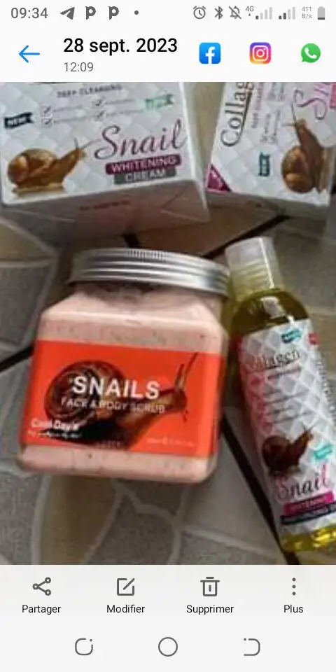 Gamme complète corporelle et visage COLLAGÈNE SNAIL - Illumine votre teint et le rend éclatant – Image 2