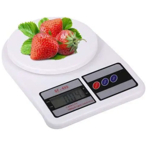 Balance de cuisine – LCD numérique – SF-400A – 7 kg – Blanc