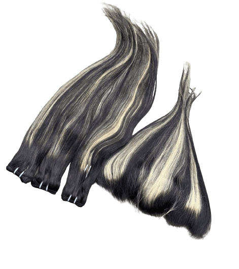 Bone straight piano taille 26 avec frontale - cheveux naturels