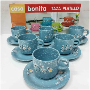 Jeu de 6 tasses