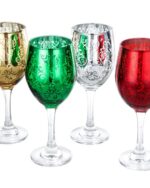 Paquet de 6verres cassables couleurs mixte
