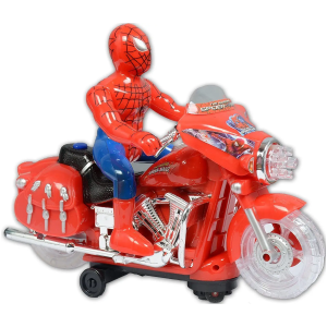 Moto spider man jouets LED à piles lumières clignotantes meilleur cadeau pour les enfants