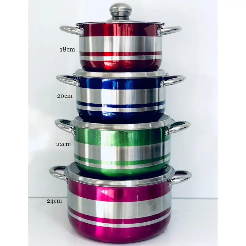 Jeux de 4 assiettes soupières – Image 2