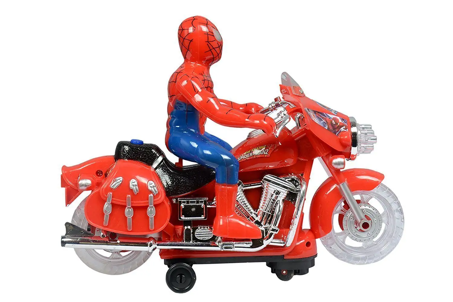 Moto spider man jouets LED à piles lumières clignotantes meilleur cadeau pour les enfants – Image 5