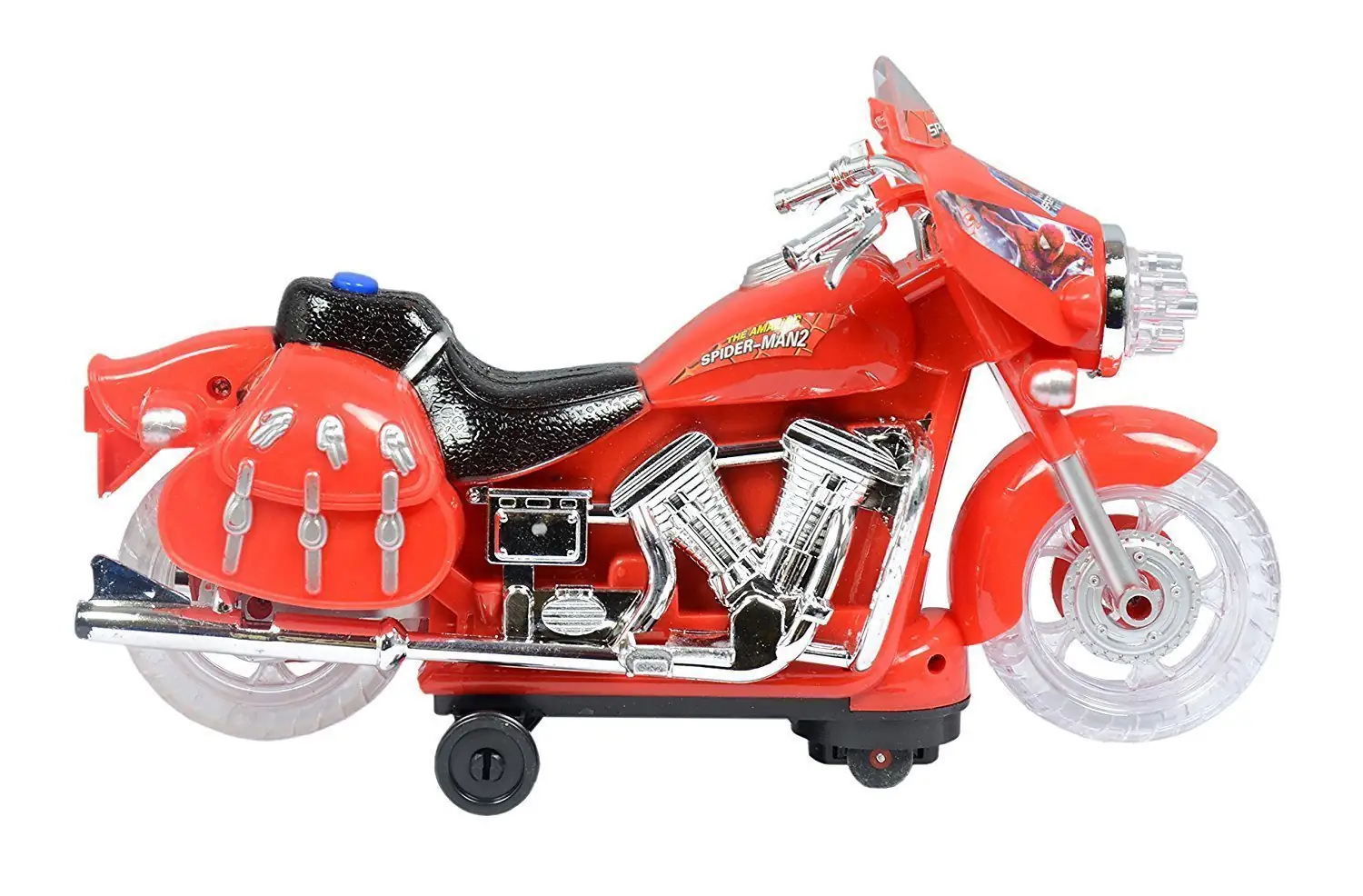 Moto spider man jouets LED à piles lumières clignotantes meilleur cadeau pour les enfants – Image 3