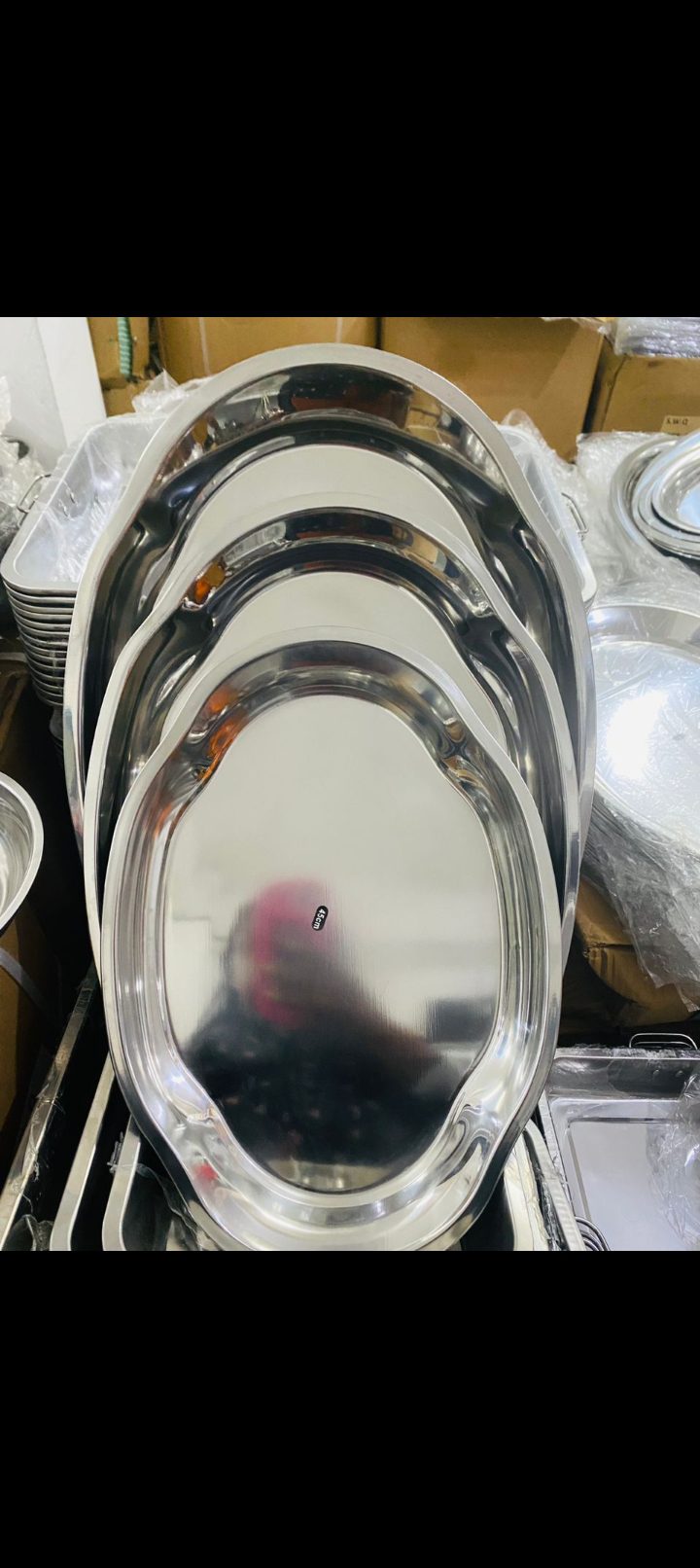 Plateau en inox hyper lourd très durable