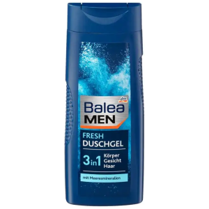 Gel de douche Balea Men 3 en 1- Bouteille bleu