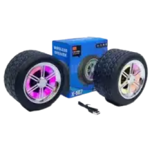 Haut-parleurs sans fil avec Bluetooth sous forme de roue