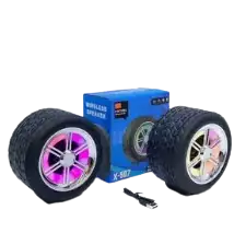 Haut-parleurs sans fil avec Bluetooth sous forme de roue