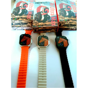 Montre iWatch S9 Ultra Max - Disponible en noir, gris et orange