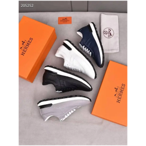 Original Hermès - Baskets 40 à 45, noir blanc gris et bleu