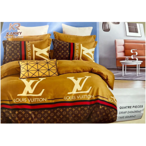 Draps 3 places + 2 Taies Louis Vuitton