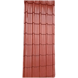 Tôle tuile rouge et vert