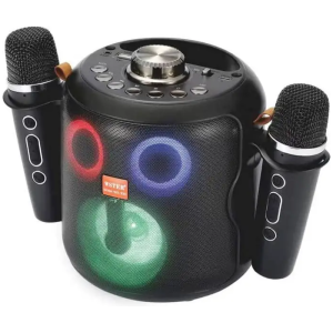 ENCEINTE BLUETOOTH AVEC MICROS KARAOKE