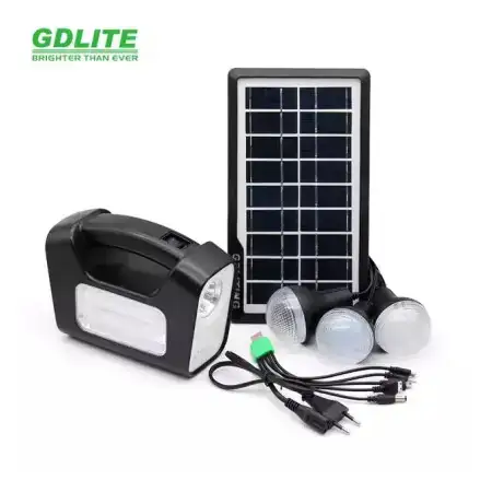 Kit systèmes d'éclairage solaire avec + 3 ampoules