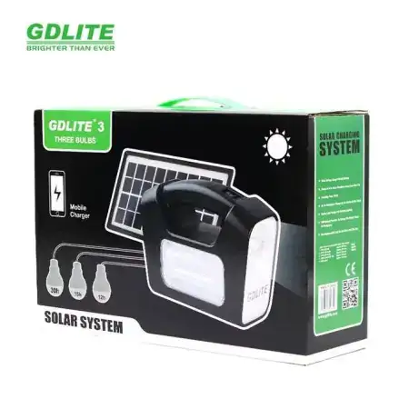 Kit systèmes d'éclairage solaire avec + 3 ampoules – Image 3