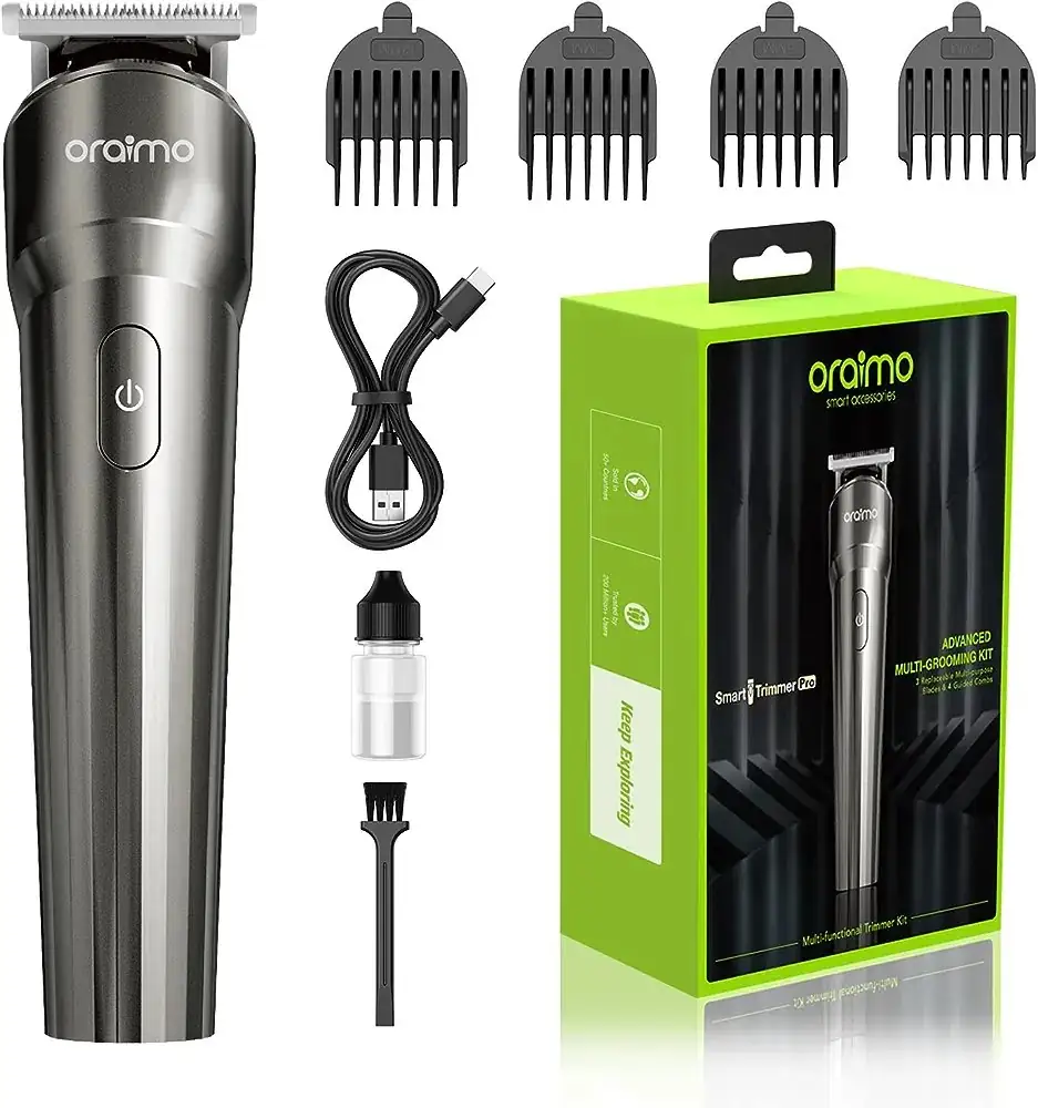 Tondeuse Oraimo Multifonctionnelle avec 4 peignes