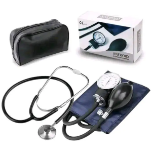 Tensiomètre manuel avec stéthoscope et électrique