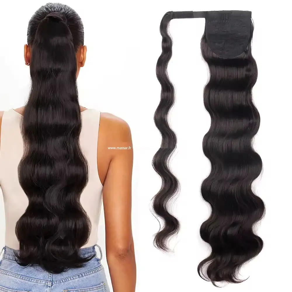 Postiches Synthétiques pour des magnifiques chignons - Longueur 60Cm