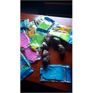 Gang de toilette et savon noir du Ghana