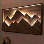 Tableau rustique lumineux