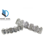 Grillz Dentaire en diamant-argent