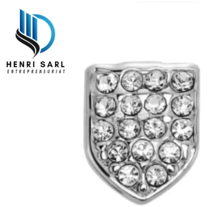 Dent en diamant-argent