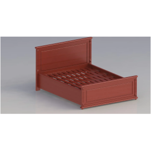 Lit socle de style 2 places 1,40m sur 1,90m