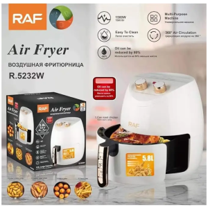 Friteuse RAF à air chaud électrique 5.8L 1500W Air Fryer R.5232W