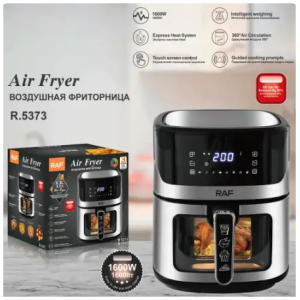 RAF Friteuse à Air électrique Tactile Multifonctions de 8,3L Puissance 1600W