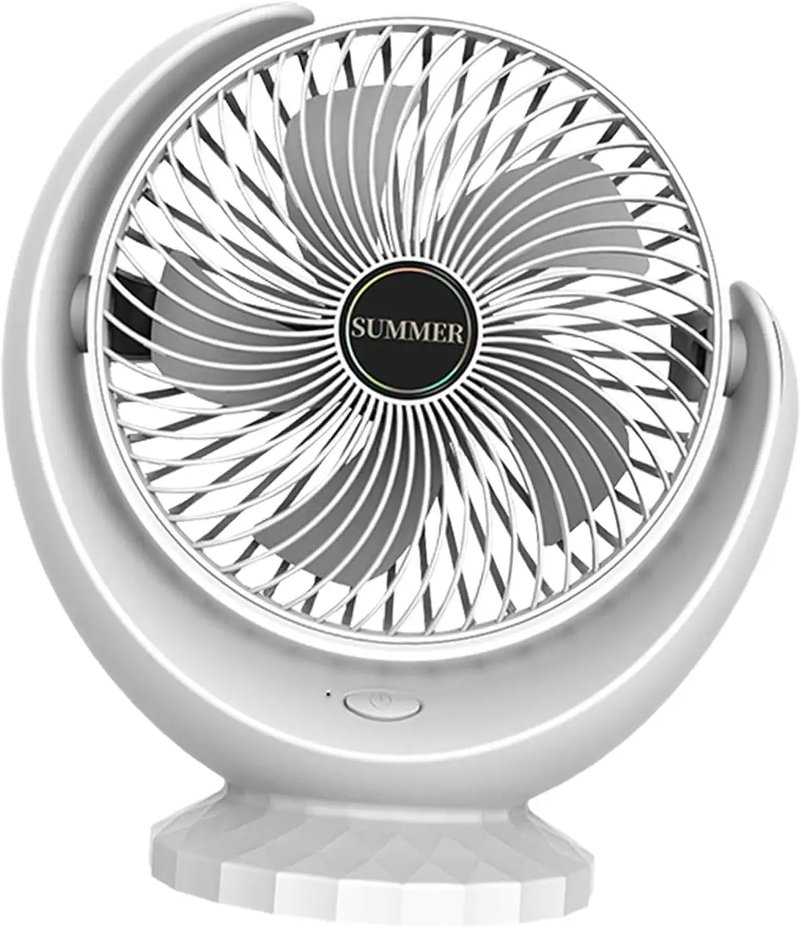 Ventilateur portable multifonctions silencieux rechargeable – Image 4
