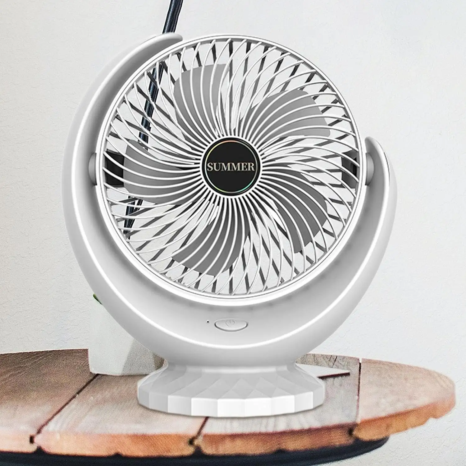 Ventilateur portable multifonctions silencieux rechargeable – Image 3