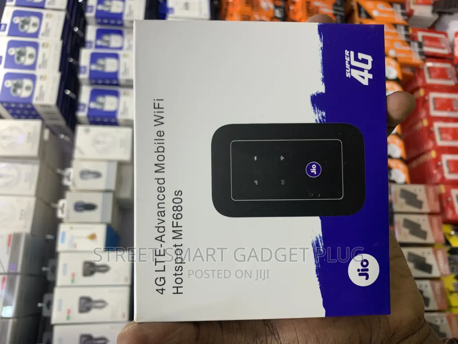 Modem JIO 4G LTE Mobile WiFi Hotspot Portable Router – MF680s - YOOMEE ORANGE MTN CAMTEL - 100 mètres - 12 Postes - Garantie 06 Mois – Image 2