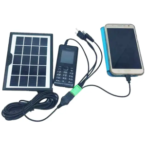 Kit solaire chargeur de téléphone portable  6V 3.8W Cclamp