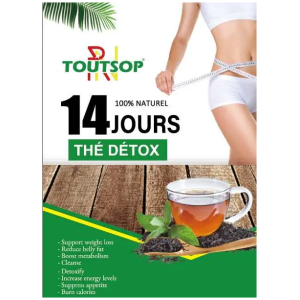 THÉ DÉTOX Toutsop 100% Naturel 14 jours