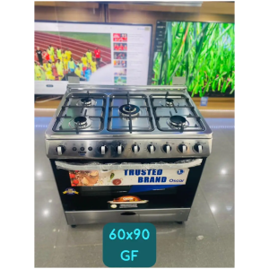 Cuisinière Oscar 6 foyers avec grand four 60 Cm x 90 Cm - Gazinière