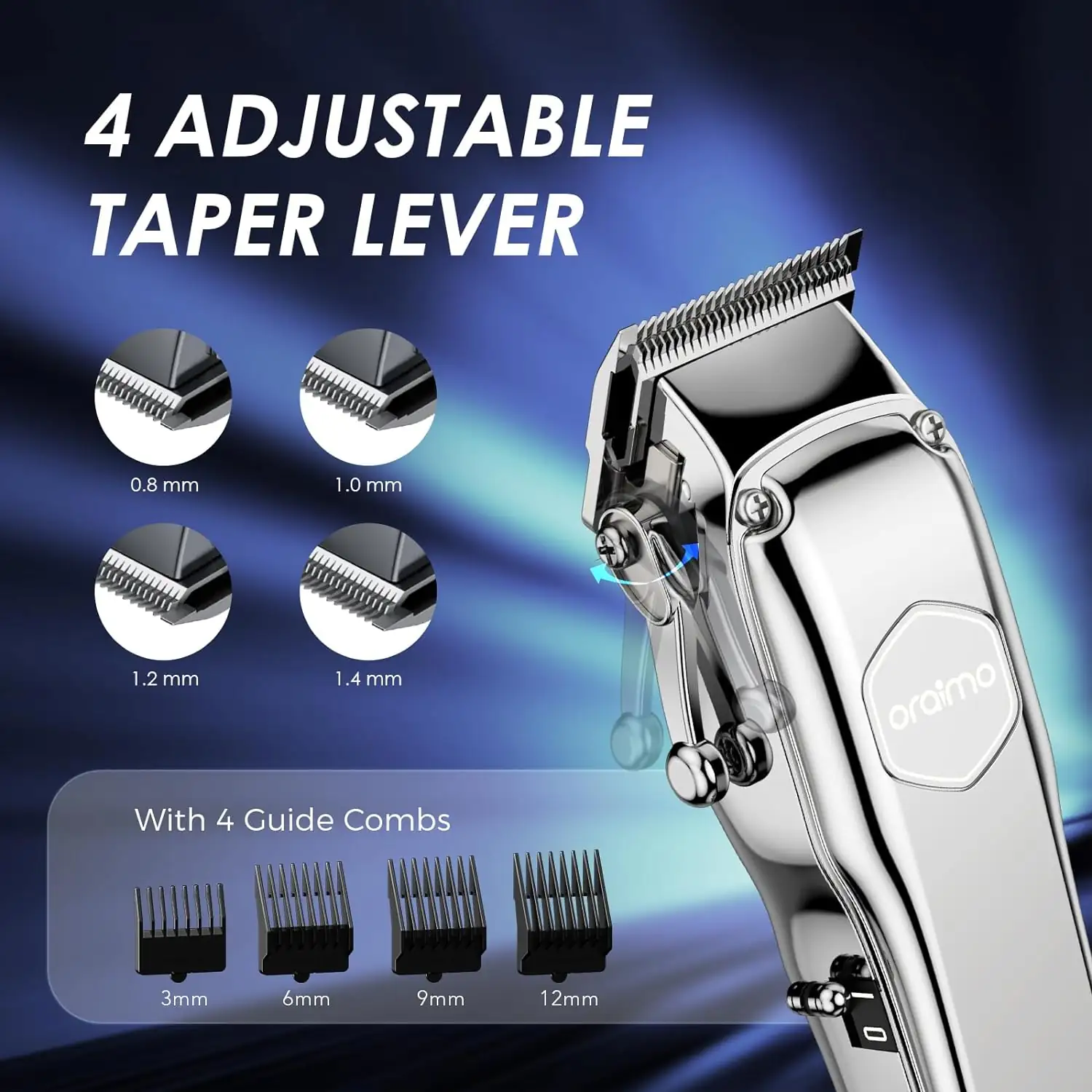 Tondeuse sans fil Oraimo Smart Clipper2 écran LED rechargeable – Image 2