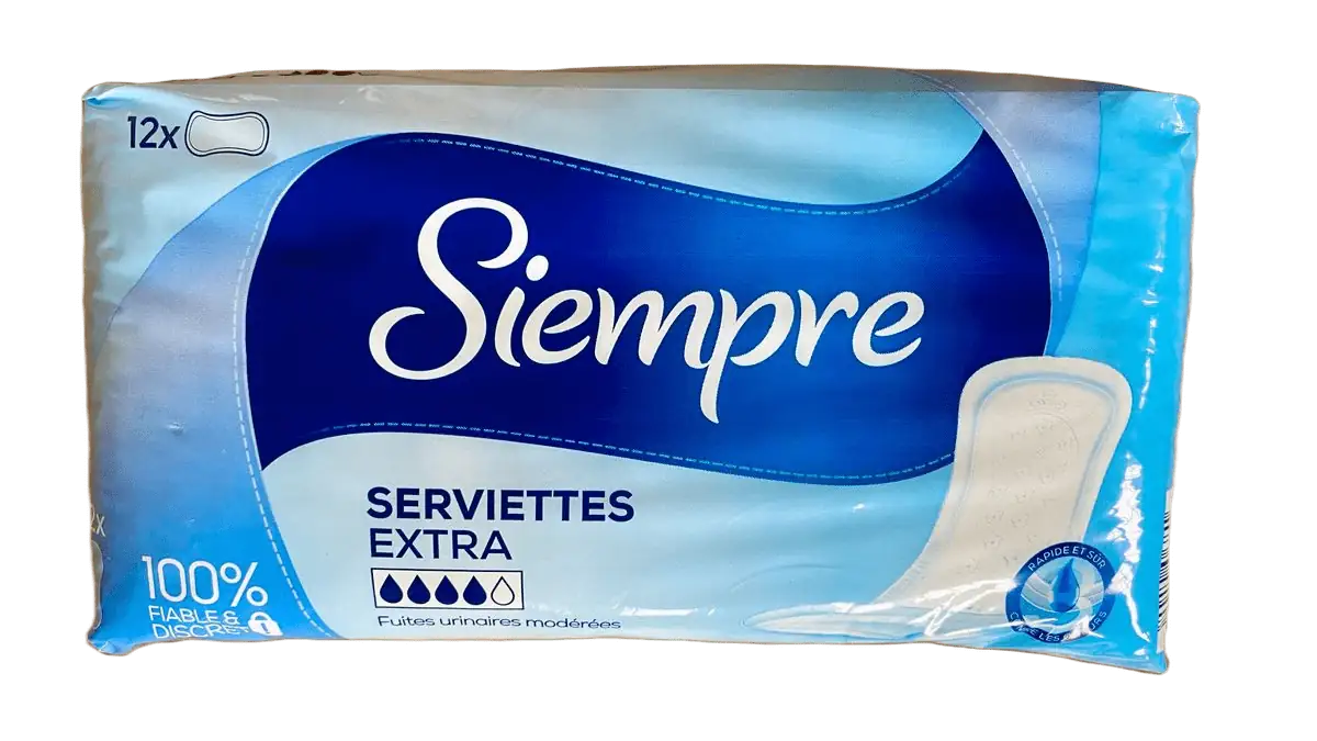 Serviette hygiénique Siempre