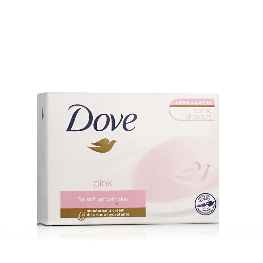 Savon Dove, un pain de savon blanc hydratant pour une peau douce