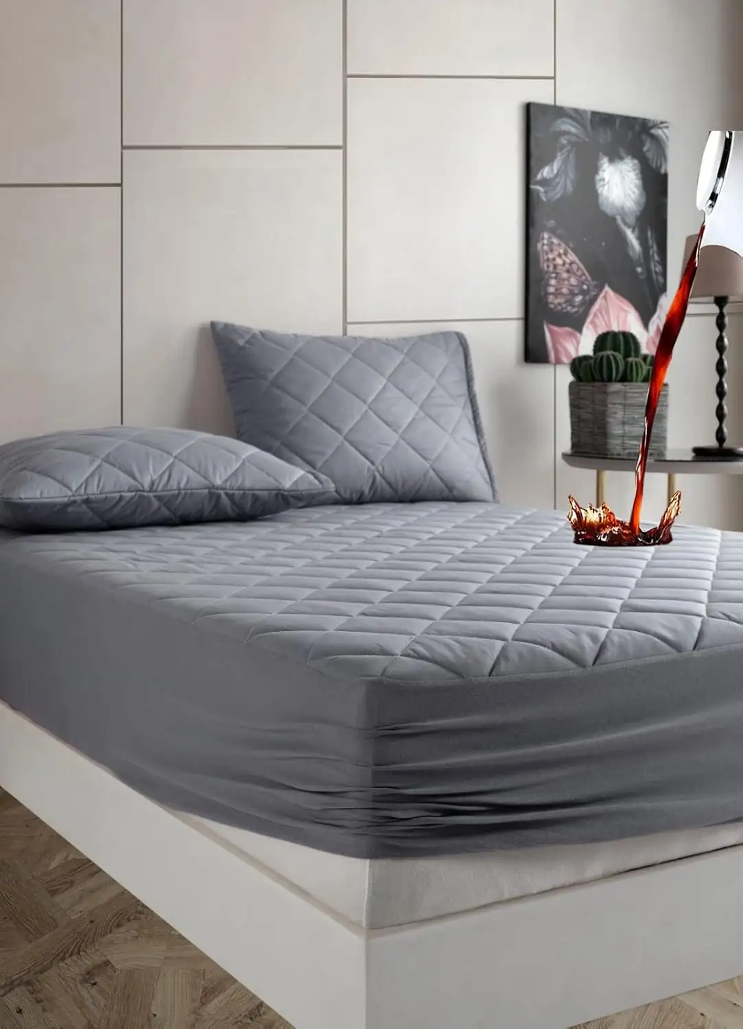Protège Matelas en Coton Imperméable Anti-Acarien et Souple 140 X 190 – Image 5
