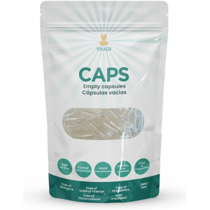 Gélules végétales vides transparentes Taille 00