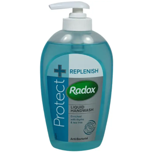 Radox savon liquide pour les mains 250 ml Régénérateur antibactérien au thym et à l'arbre à thé