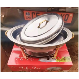 Marmites chauffantes ovale Dorée Capacité 7L