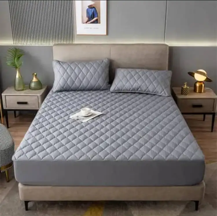 Protège Matelas en Coton Imperméable Anti-Acarien et Souple 140 X 190