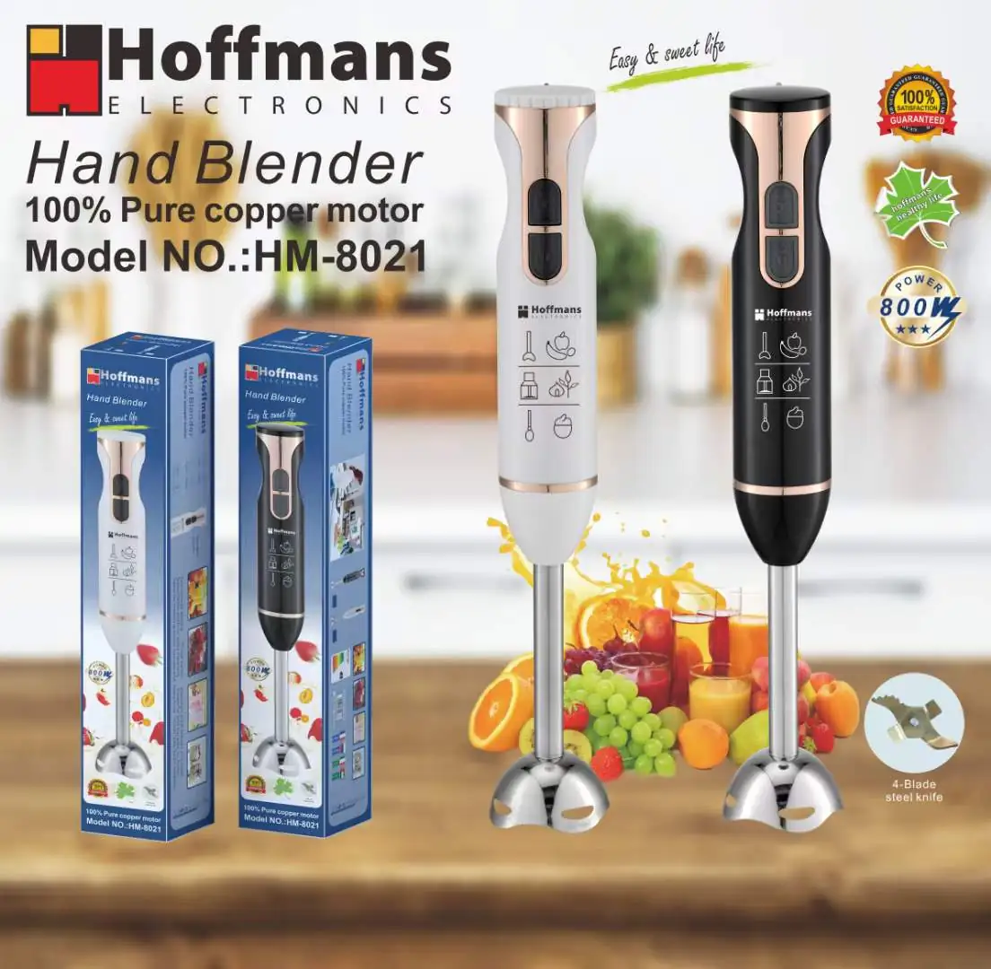 Batteur électrique Mixeur plongeur Hoffmans tige inox