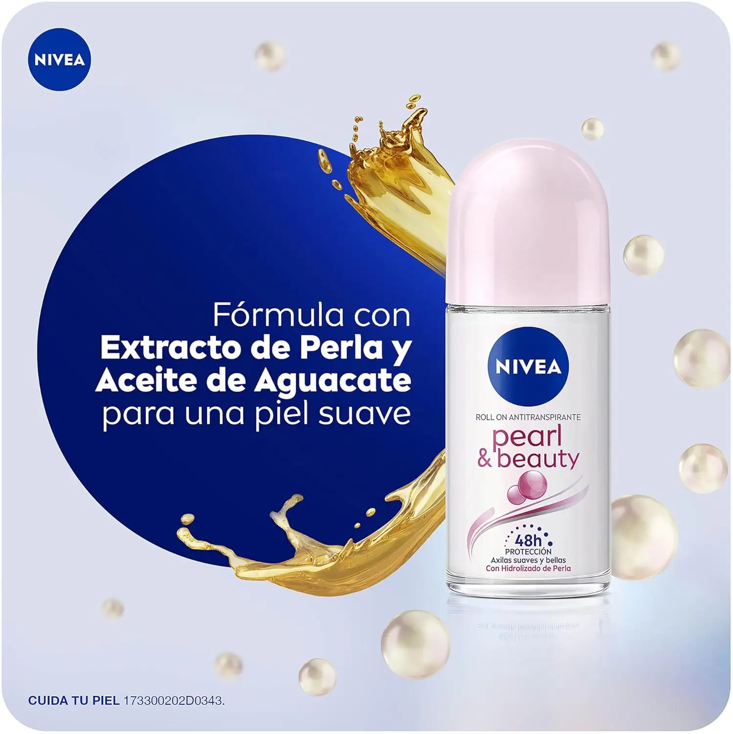 Roll on Nivea pearl & beauty – Image 3